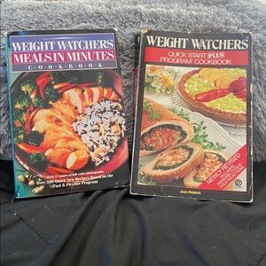 Set of two vintage Weight Watchers cookbooks